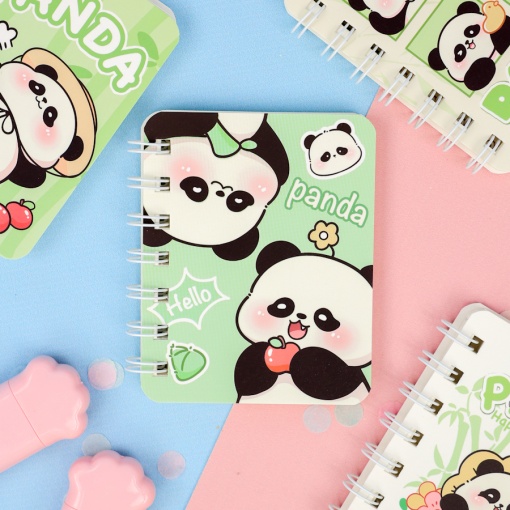 Блокнот "Панда" A7, в ассортименте 1шт