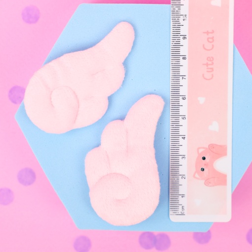 Набор заколок для волос "Крылья Ангела" 2 шт, розовый