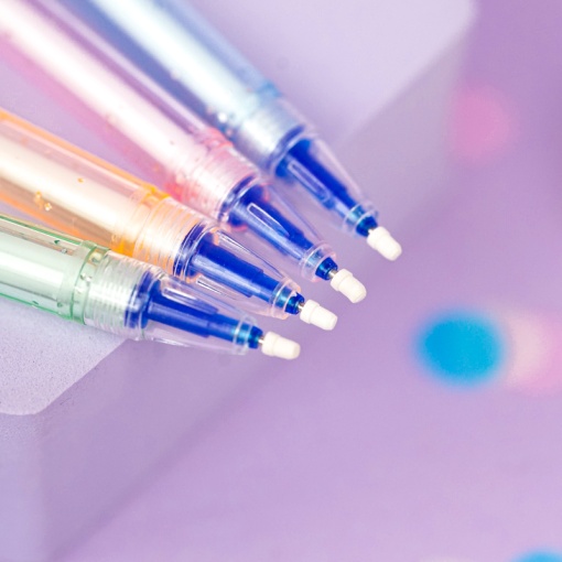 Ручка со стирающимися чернилами и стирашка "Heart", синяя