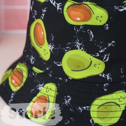 Панама "Cute Avocado" M (56-58см), черная