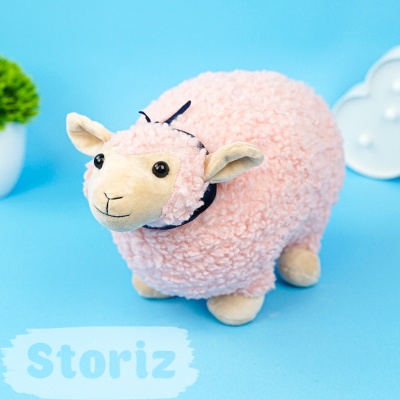 Мягкая игрушка "Sheep" розовый, 30 см