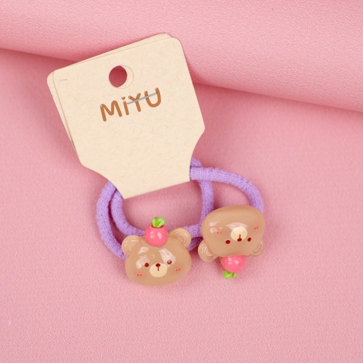 Набор резинок для волос "Sweet  Animals" медведь, 2шт.