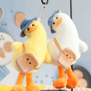 Мягкий брелок "Утка в панаме" в ассортименте 1шт