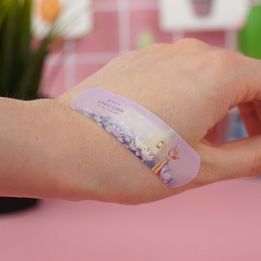 Наклейка-Лейкопластырь "Unicorn in the night"