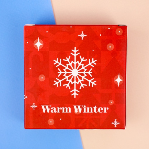 Свеча-арома "НГ Снежинка" белый оптом