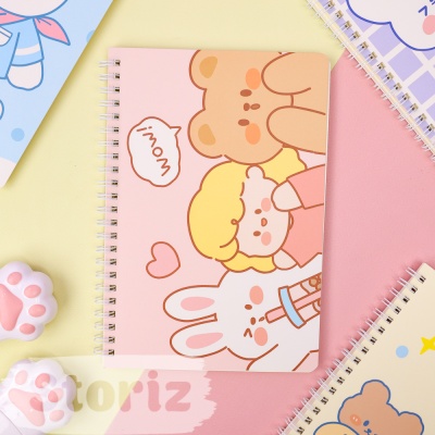 Блокнот "Bear&Bunny" A5, в ассортименте 1 шт. 