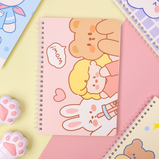 Блокнот "Bear&Bunny" A5, в ассортименте 1 шт. 