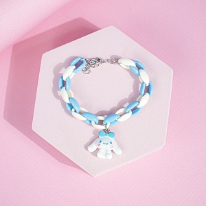 Браслет "Синнамон" голубой