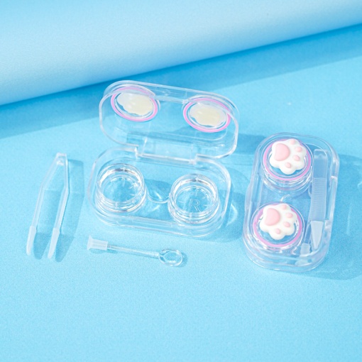 Футляр для хранения контактных линз "Кошачья Лапка"