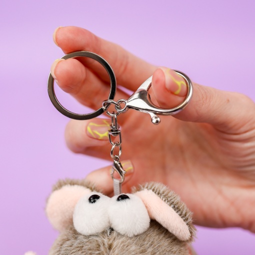 Мягкий брелок "Мышка" 10 см