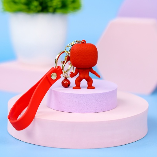 Брелок "Веном" красный 02