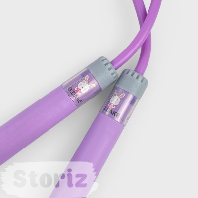 Скакалка "BDake" кролик, фиолетовый