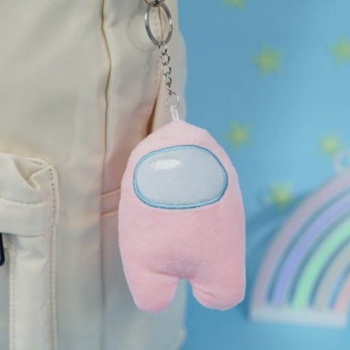 Мягкий брелок "Среди Нас" нежно-розовый, 10 см