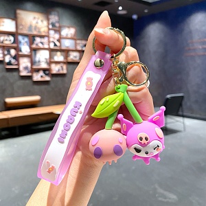 Брелок "Куро", вишня