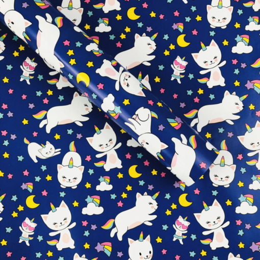 Упаковочная бумага "Kittycorn" 52x75 см
