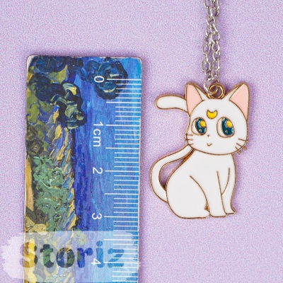 Кулон "Sailor Moon Cat" белый
