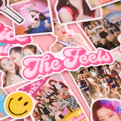Наклейки для стикер бомбинга "K-Pop" Twice (93 шт.)