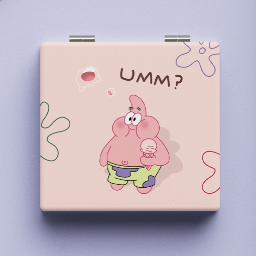 Зеркальце карманное "Морская Звезда" 7х7 см