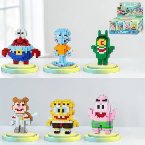 Конструктор "Universal" spongebob, в ассортименте 1шт (580-667 дет.)