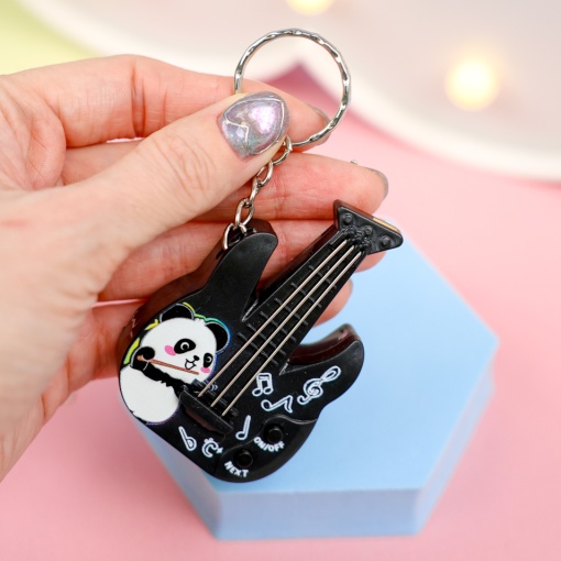 Брелок-антистресс "Гитара", черный