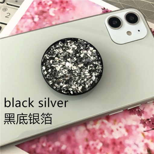 PopSocket "Shine" black silver