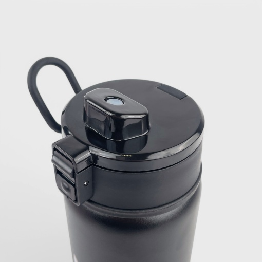 Термос-кружка "Gucgres" злой взгляд, черный, 550мл оптом