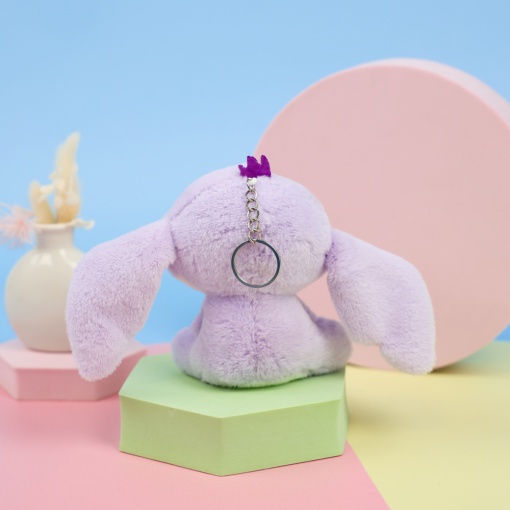 Мягкий брелок "Глазастик" фиолетовый, 13см