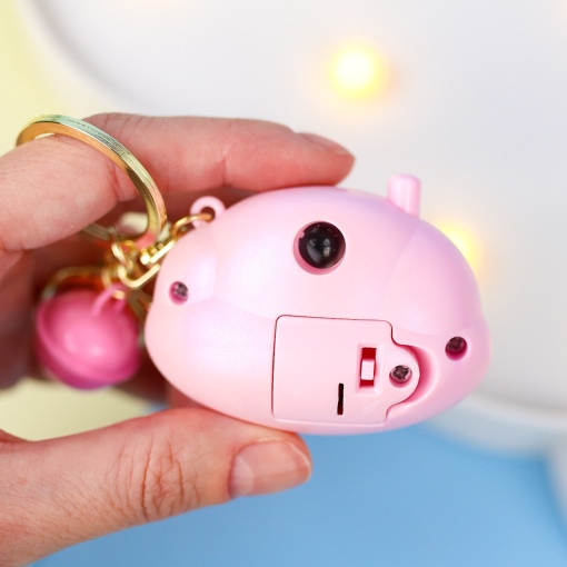 Брелок-фотоаппарат "Кт", розовый