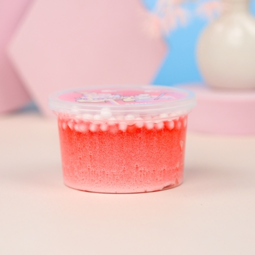 Слайм "Sugar Party" SMUZI BOOM клубничный, 200 гр.