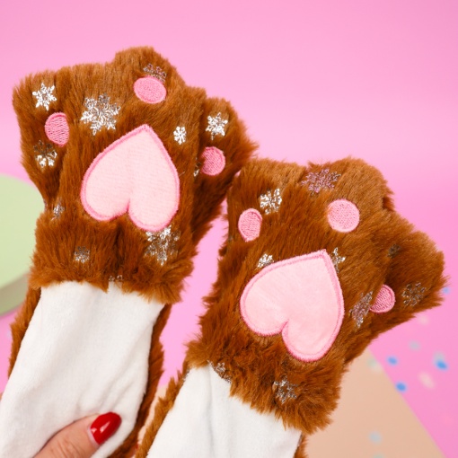 Шапка с двигающимися ушками "НГ Новогодняя" Олень