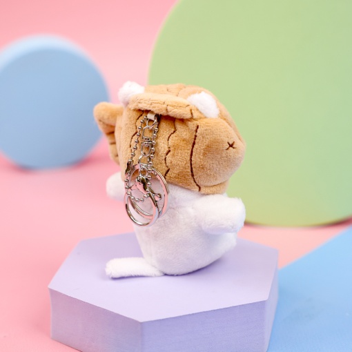 Мягкий брелок "Рыбка-кот" 12см