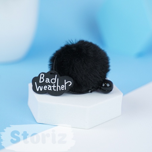 Мягкий брелок "Уголек" style one, 5 см