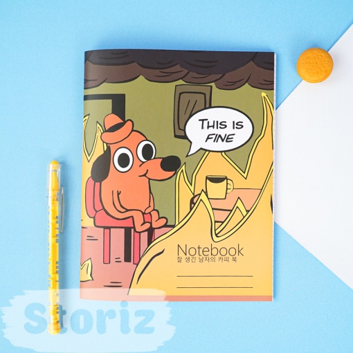 Тетрадь "This is Fine" 48 листов