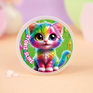 Слайм "Kitty paw" зеленый 180 гр. STORIZ