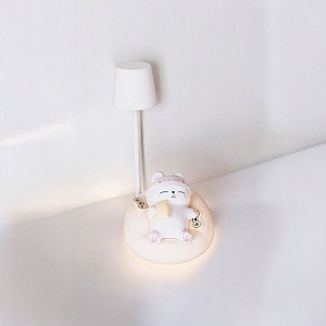 Ночник "Sleeping cat" №MG-A03, белый оптом