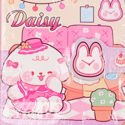 Мини-блокнот "Daisy Time House" 8х8 см, в ассортименте 1 шт.