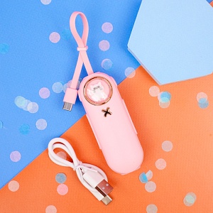 PowerBank "Cat" розовый, Type-C (2000 mAh)