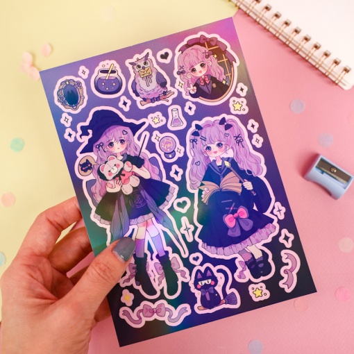 Набор наклеек "Witch Girl" 