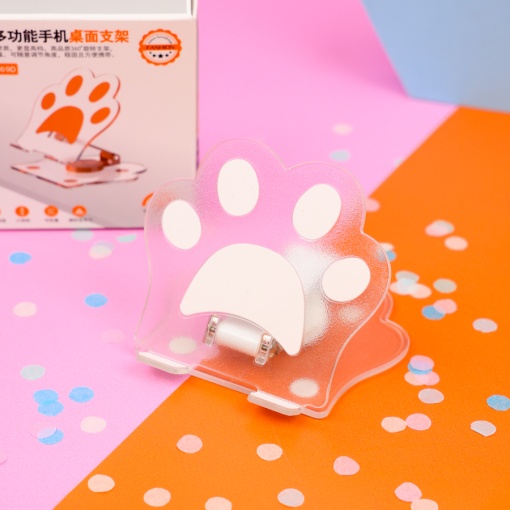 Подставка для телефона "Лапка" белый