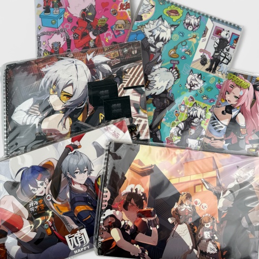 Скетчбук "Zenless Zone Zero" в ассортименте, 1шт (25 листов)