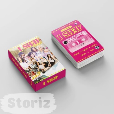 Набор картонных карточек "K-pop" GIDLE, I Sway 55шт.