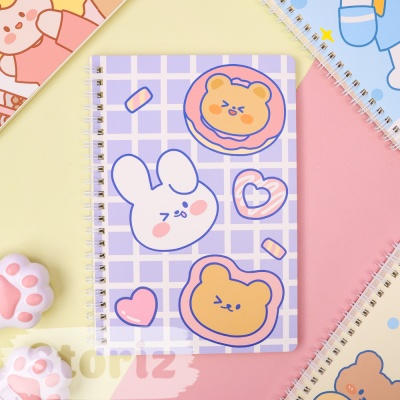 Блокнот "Bear&Bunny" A5, в ассортименте 1 шт. 
