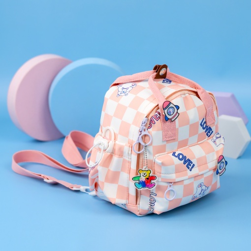 Сумка "Love bear" розово-белый