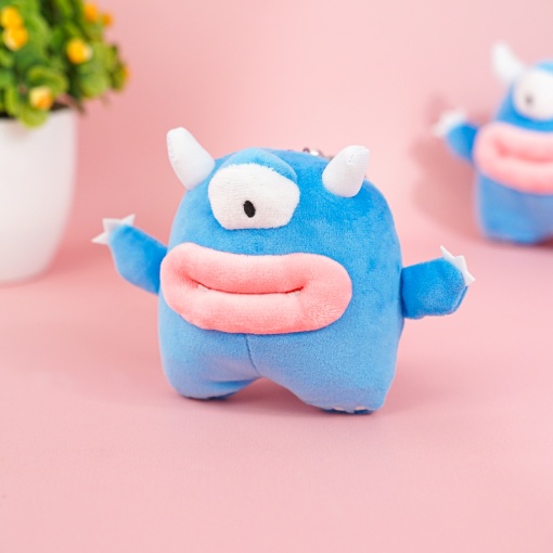 Мягкий брелок "Funny Animals" голубой, 14 см