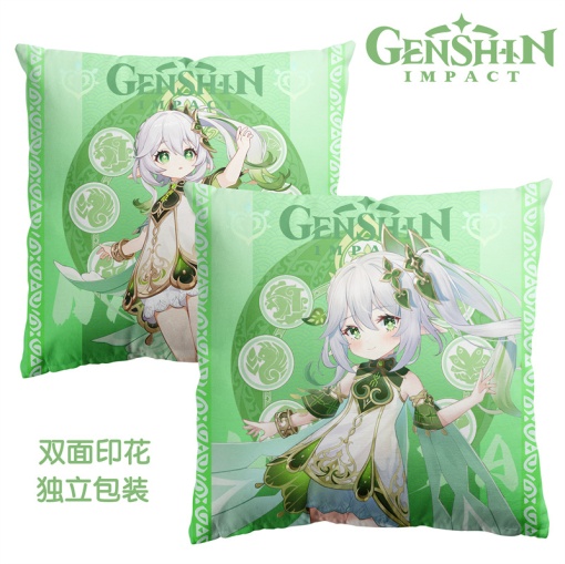 Подушка декоративная "Genshin Impact" Нахида, 40x40см (1 серия)