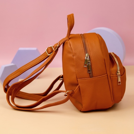 Рюкзак кож.зам."Mini" рыжий