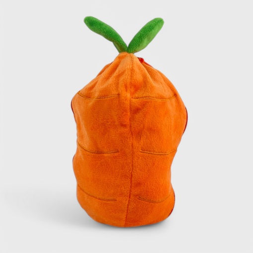 Мягкая игрушка "Кролик-морковка" белый, 18см