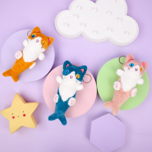 Мягкий брелок "Котоакула" 20 см, в ассортименте 1 шт