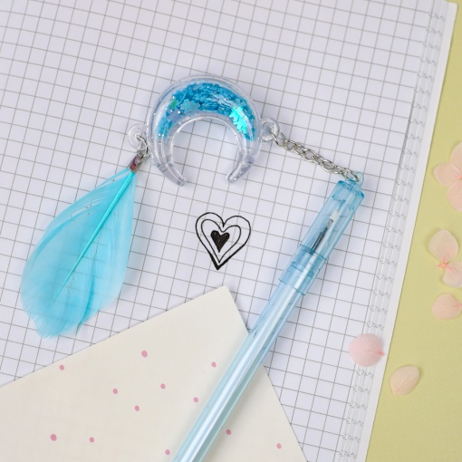 Ручка "Лунное Перо", голубой