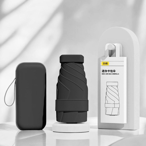 Зонт "Mini" с чехлом, черный